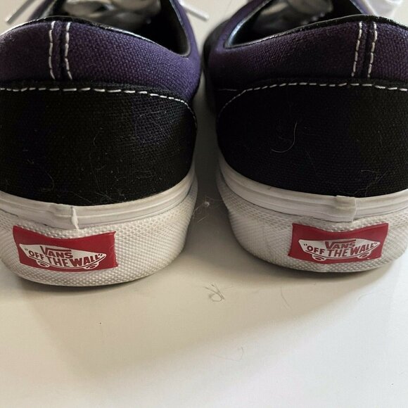 Vans Unisex Era Canvas Sneakers Size 8W/6.5M EU 38.5 Purple & Black - Picture 7 of 9